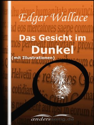 cover image of Das Gesicht im Dunkel (mit Illustrationen)